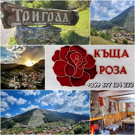 къща роза-